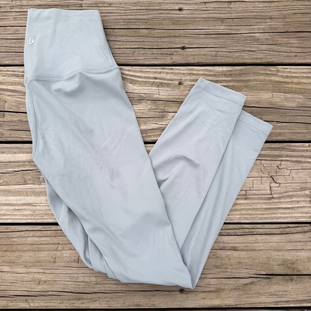 Lululemon Light Blue High Rise Full Length Leggings Women’s Fits Size 4